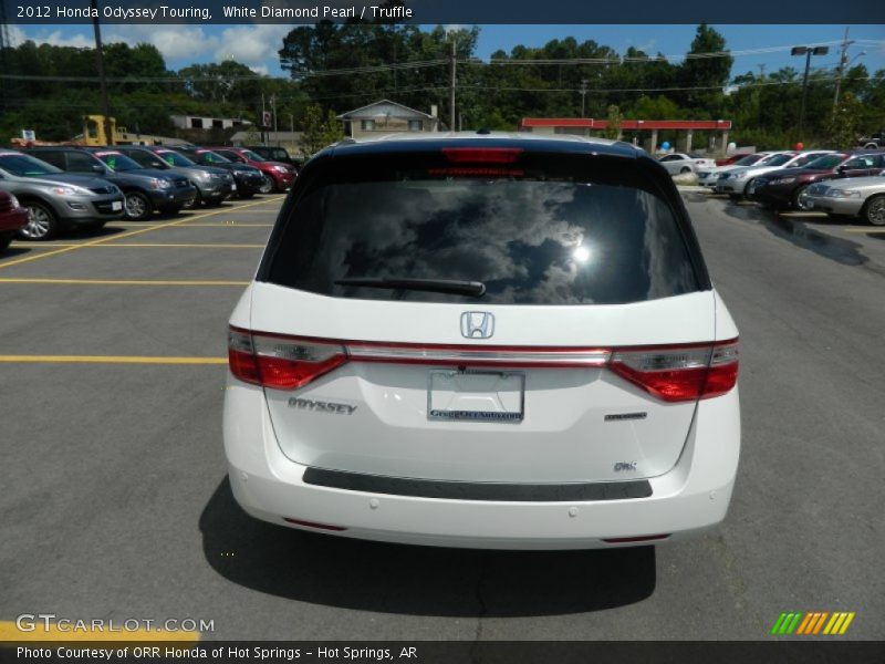 White Diamond Pearl / Truffle 2012 Honda Odyssey Touring