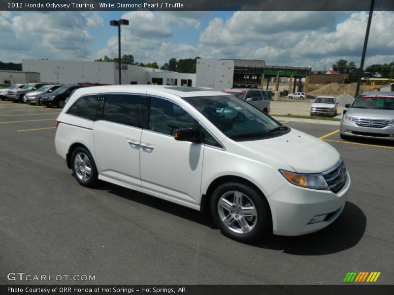 White Diamond Pearl / Truffle 2012 Honda Odyssey Touring