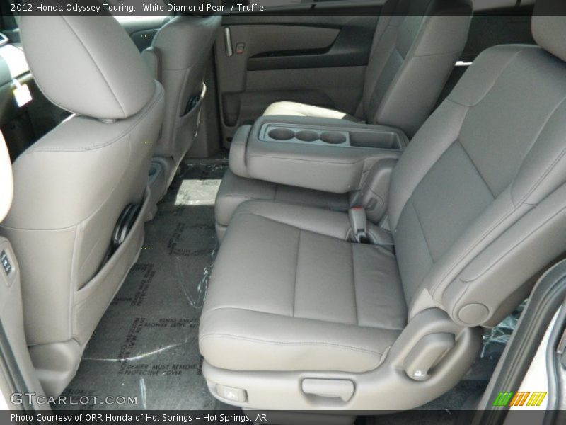 White Diamond Pearl / Truffle 2012 Honda Odyssey Touring