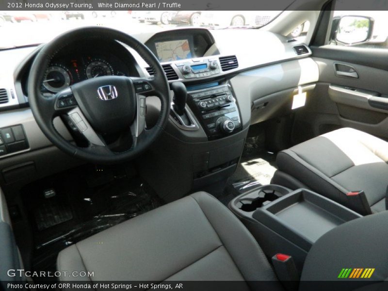 White Diamond Pearl / Truffle 2012 Honda Odyssey Touring