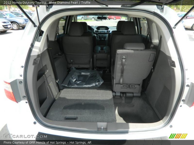 White Diamond Pearl / Truffle 2012 Honda Odyssey Touring