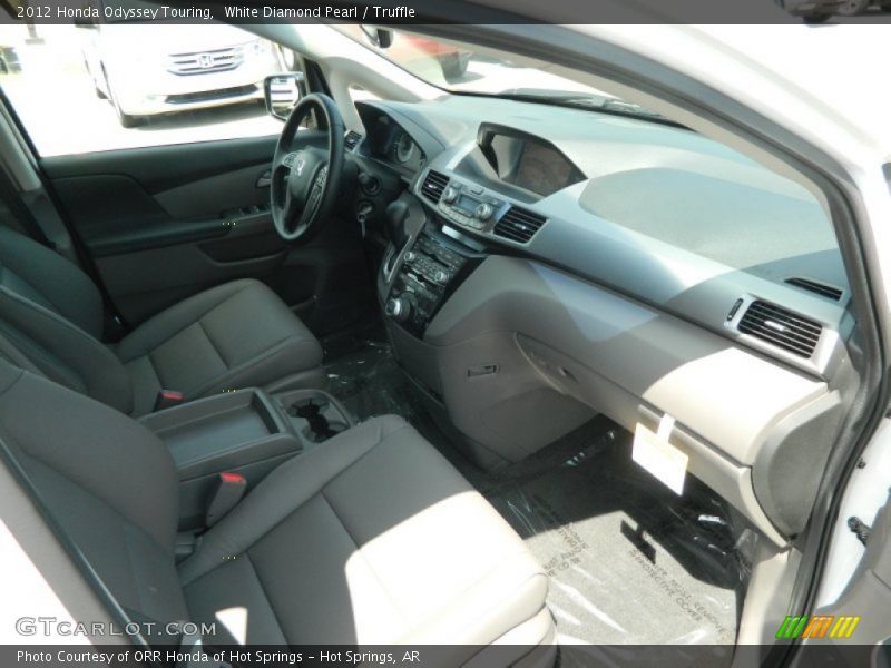 White Diamond Pearl / Truffle 2012 Honda Odyssey Touring