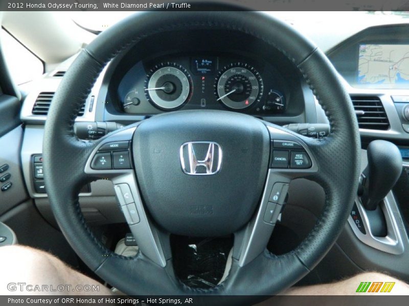 White Diamond Pearl / Truffle 2012 Honda Odyssey Touring