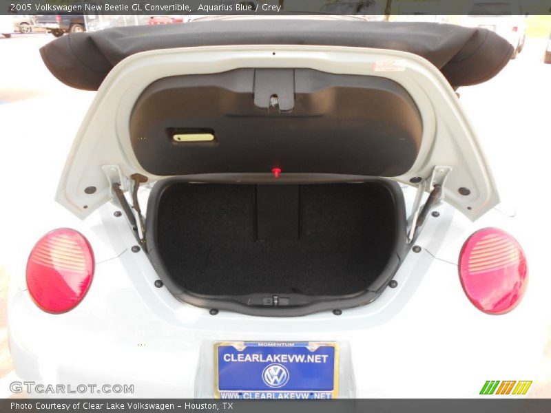 Aquarius Blue / Grey 2005 Volkswagen New Beetle GL Convertible