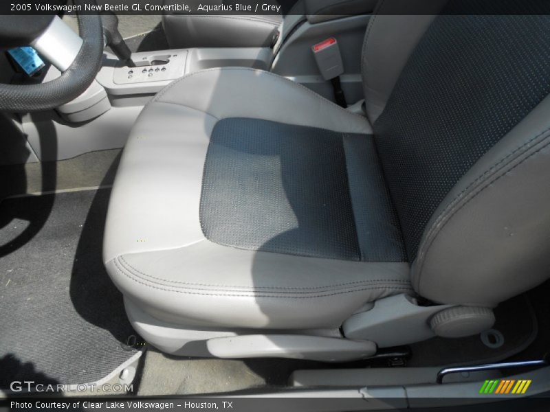 Aquarius Blue / Grey 2005 Volkswagen New Beetle GL Convertible