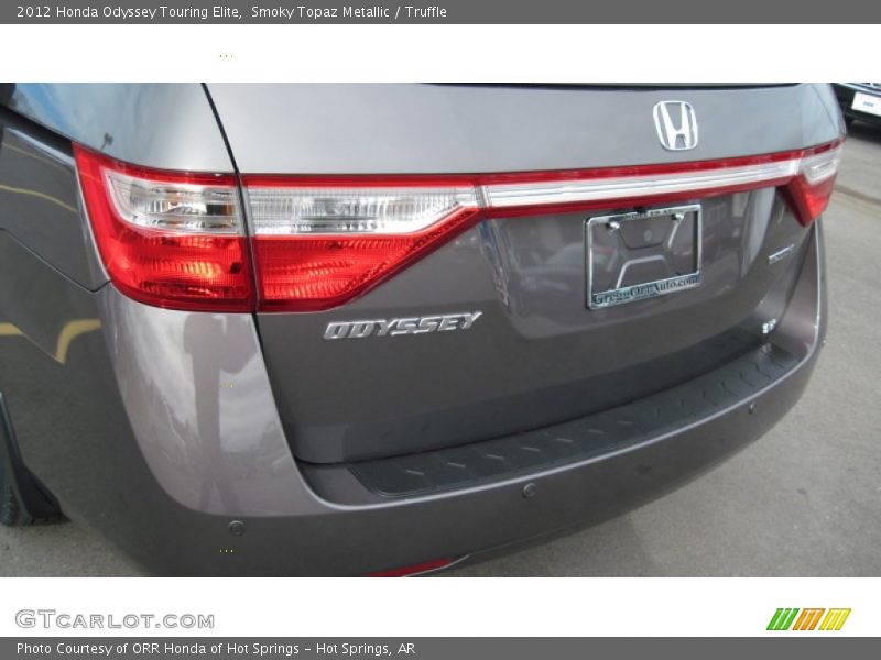 Smoky Topaz Metallic / Truffle 2012 Honda Odyssey Touring Elite