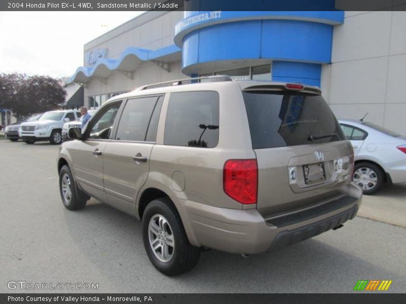 Sandstone Metallic / Saddle 2004 Honda Pilot EX-L 4WD
