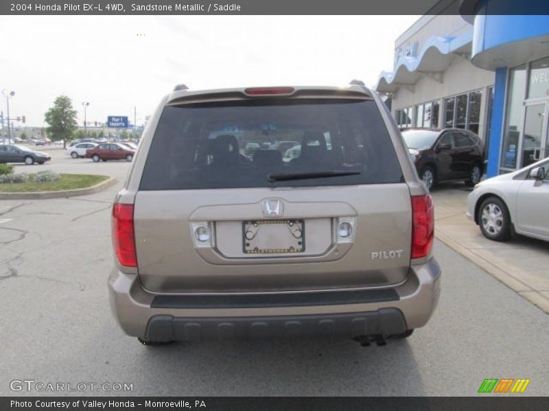 Sandstone Metallic / Saddle 2004 Honda Pilot EX-L 4WD