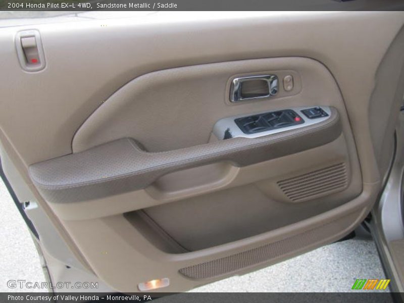 Sandstone Metallic / Saddle 2004 Honda Pilot EX-L 4WD