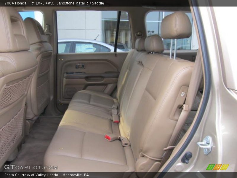 Sandstone Metallic / Saddle 2004 Honda Pilot EX-L 4WD