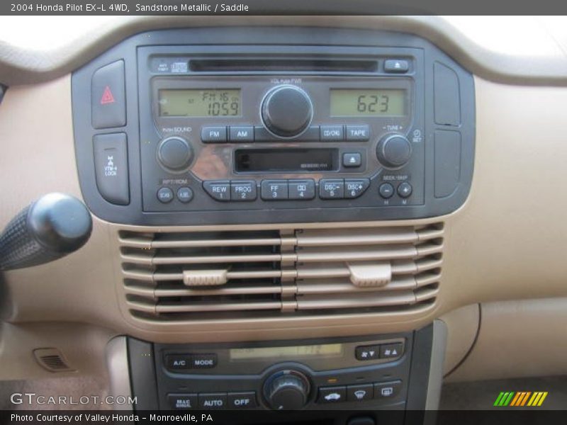 Sandstone Metallic / Saddle 2004 Honda Pilot EX-L 4WD