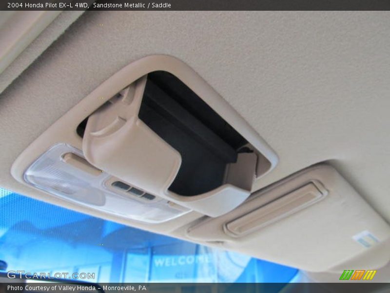 Sandstone Metallic / Saddle 2004 Honda Pilot EX-L 4WD