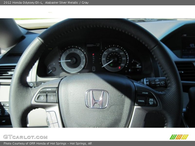 Alabaster Silver Metallic / Gray 2012 Honda Odyssey EX-L