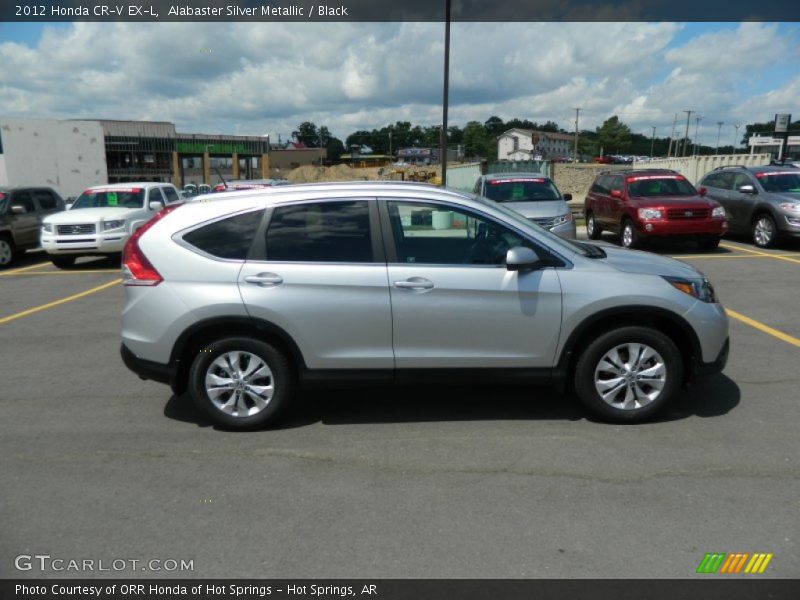 Alabaster Silver Metallic / Black 2012 Honda CR-V EX-L