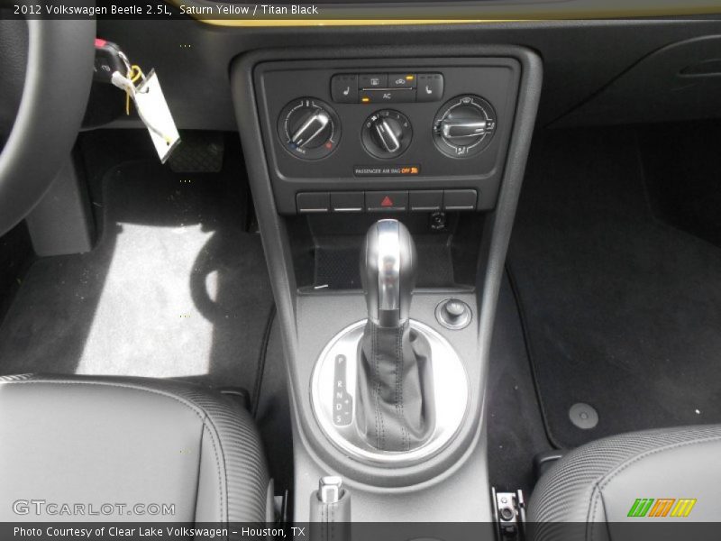 Saturn Yellow / Titan Black 2012 Volkswagen Beetle 2.5L