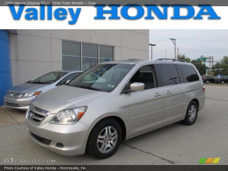 Silver Pearl Metallic / Gray 2006 Honda Odyssey EX-L