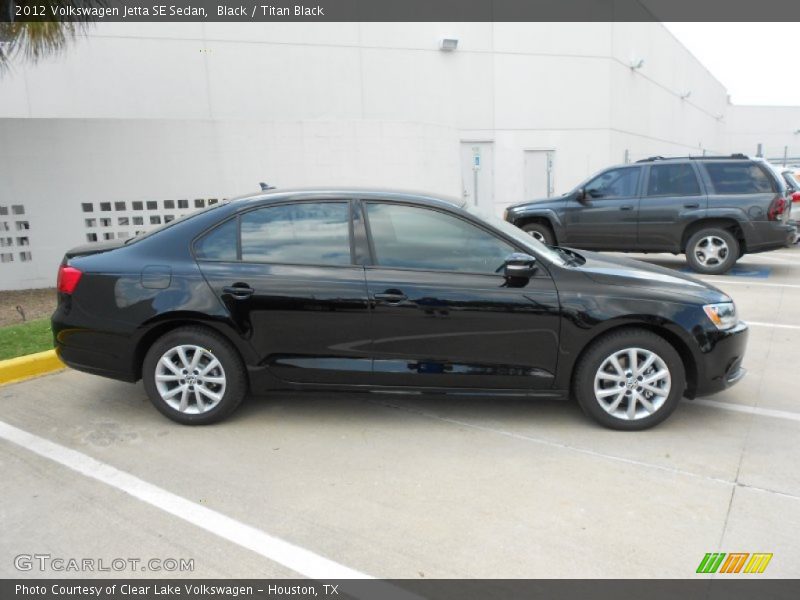 Black / Titan Black 2012 Volkswagen Jetta SE Sedan