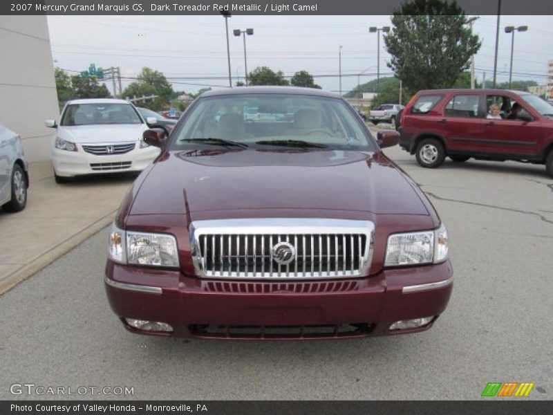 Dark Toreador Red Metallic / Light Camel 2007 Mercury Grand Marquis GS