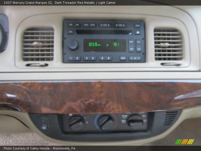 Controls of 2007 Grand Marquis GS