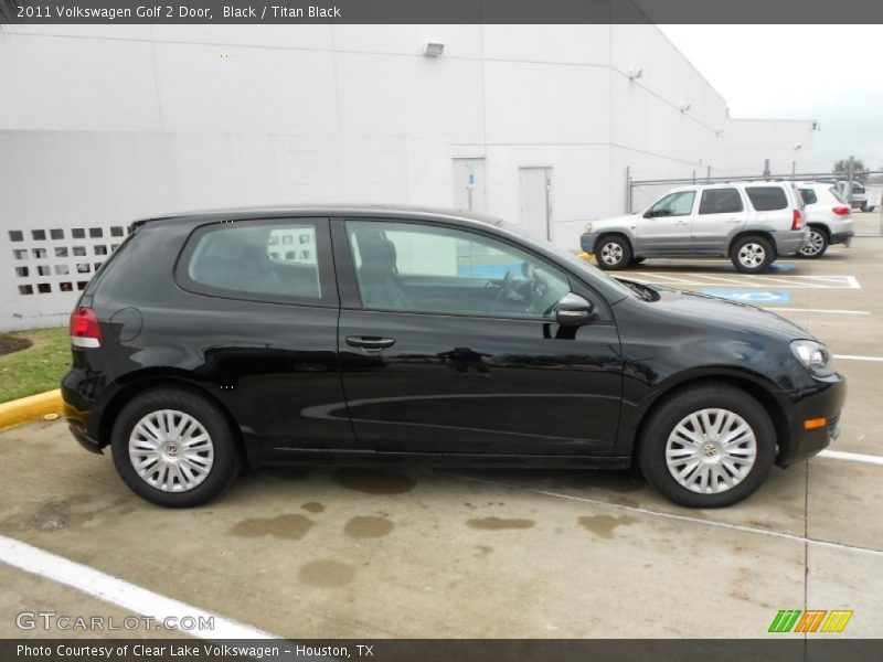 Black / Titan Black 2011 Volkswagen Golf 2 Door