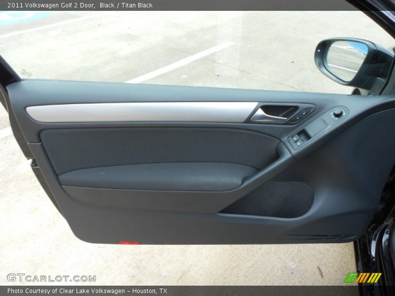 Black / Titan Black 2011 Volkswagen Golf 2 Door