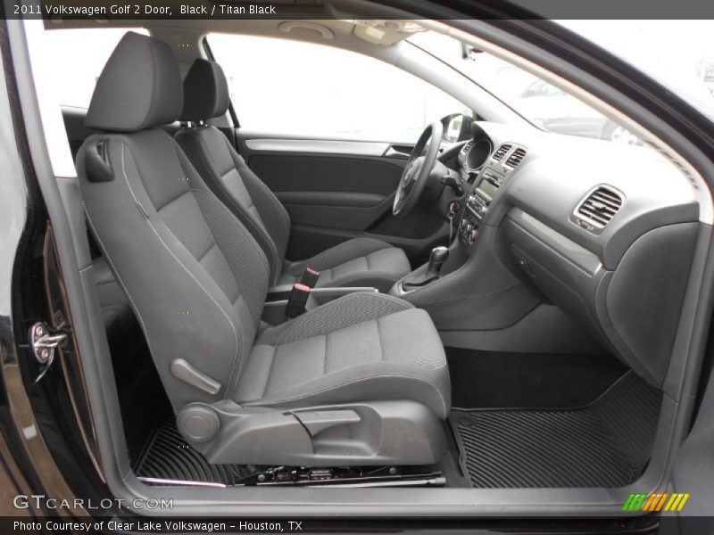 Black / Titan Black 2011 Volkswagen Golf 2 Door