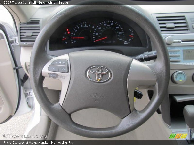 Super White / Bisque 2007 Toyota Camry LE