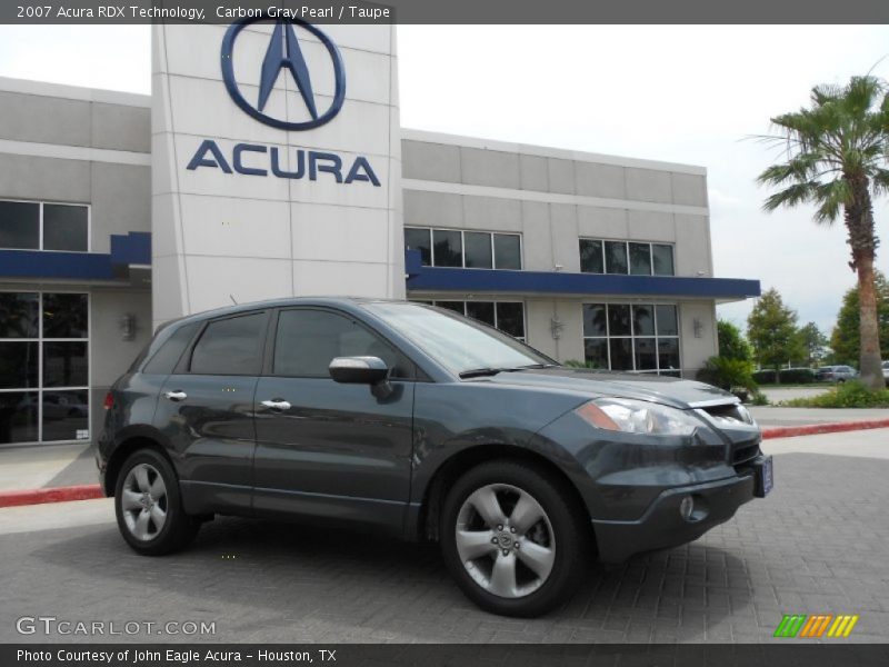 Carbon Gray Pearl / Taupe 2007 Acura RDX Technology