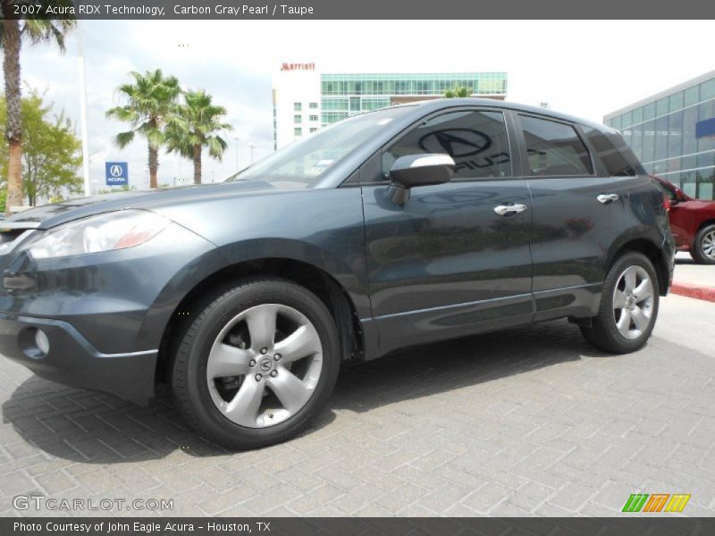 Carbon Gray Pearl / Taupe 2007 Acura RDX Technology