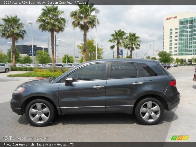 Carbon Gray Pearl / Taupe 2007 Acura RDX Technology