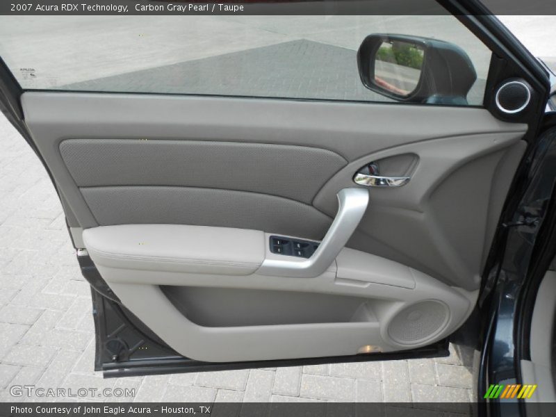 Carbon Gray Pearl / Taupe 2007 Acura RDX Technology