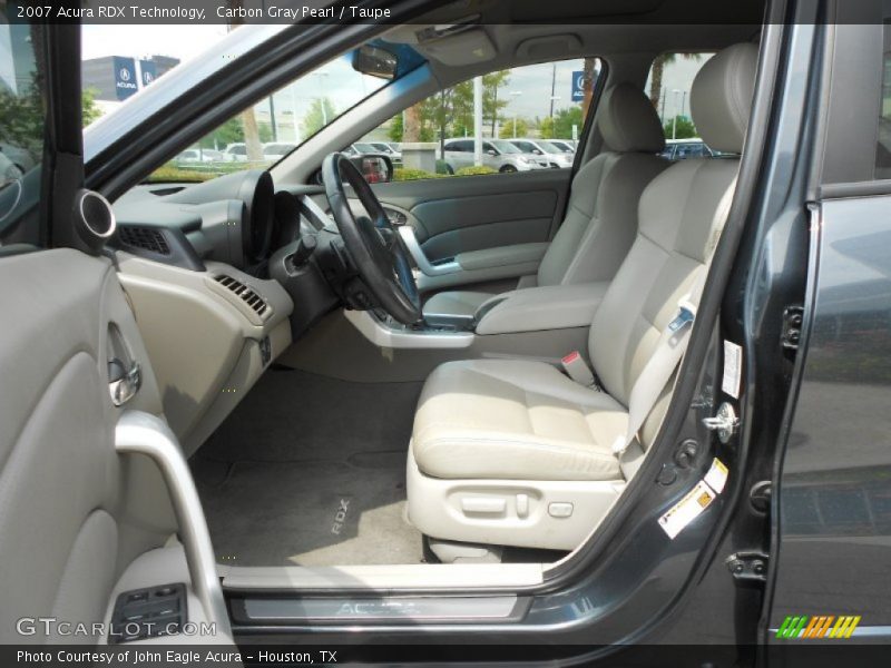 Carbon Gray Pearl / Taupe 2007 Acura RDX Technology