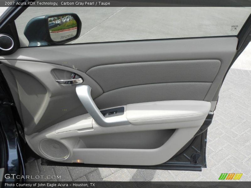 Carbon Gray Pearl / Taupe 2007 Acura RDX Technology