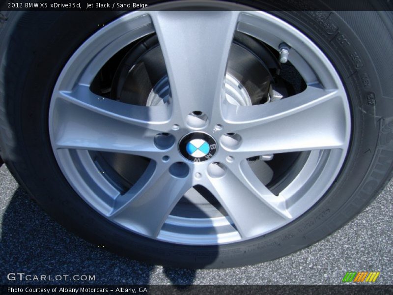 Jet Black / Sand Beige 2012 BMW X5 xDrive35d