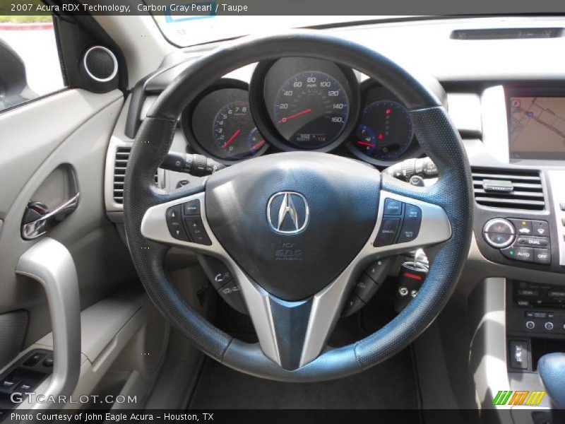 Carbon Gray Pearl / Taupe 2007 Acura RDX Technology