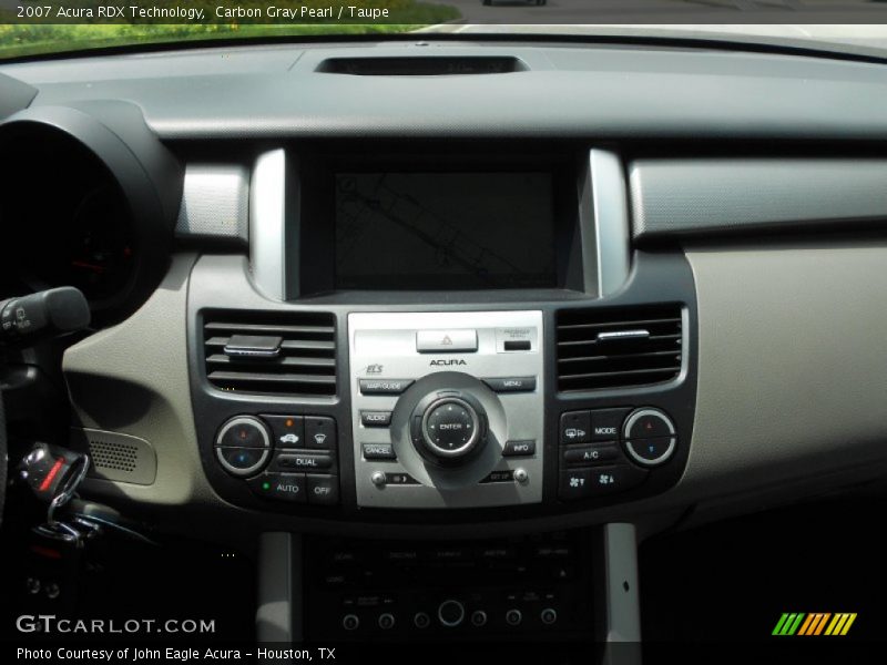 Carbon Gray Pearl / Taupe 2007 Acura RDX Technology