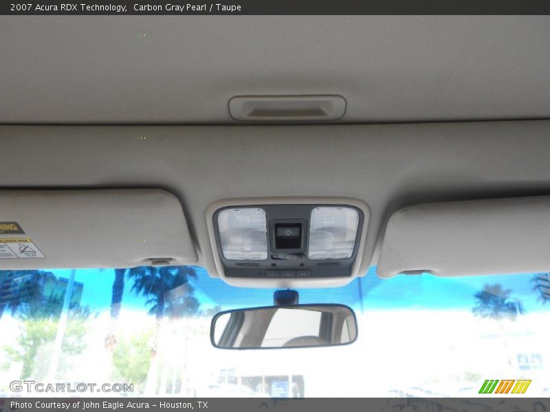 Carbon Gray Pearl / Taupe 2007 Acura RDX Technology
