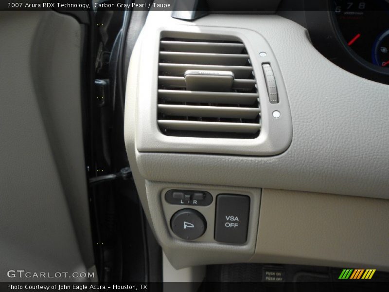 Carbon Gray Pearl / Taupe 2007 Acura RDX Technology