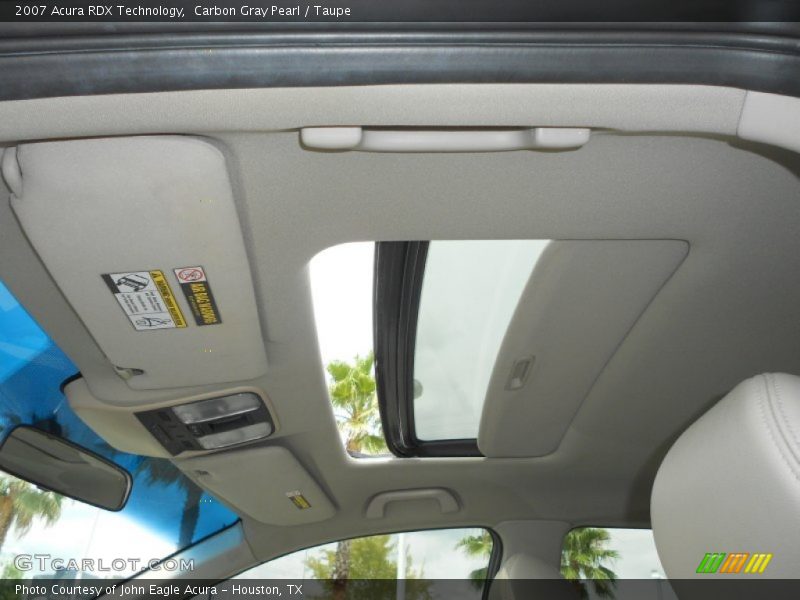 Carbon Gray Pearl / Taupe 2007 Acura RDX Technology