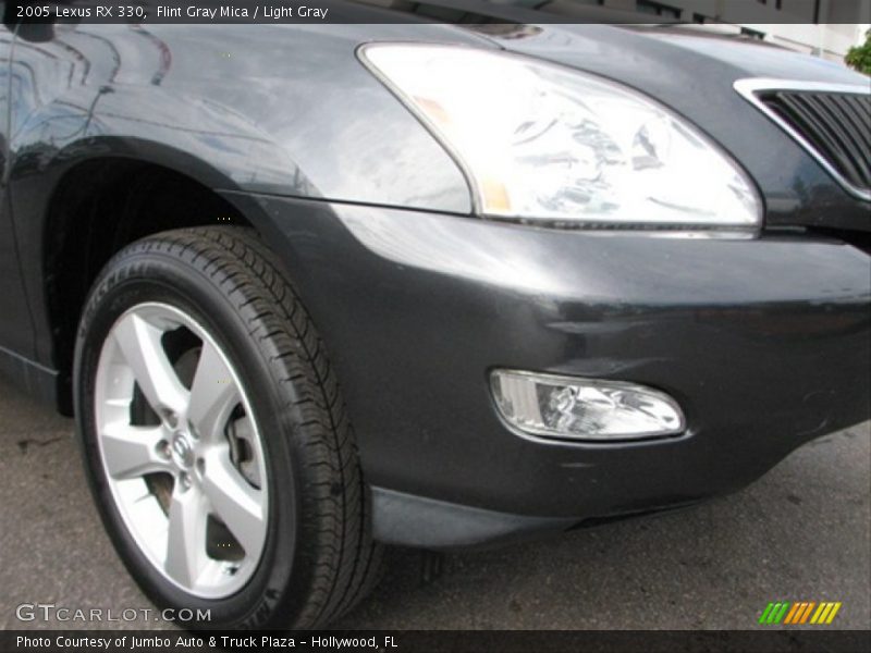 Flint Gray Mica / Light Gray 2005 Lexus RX 330