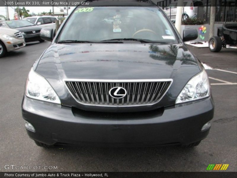 Flint Gray Mica / Light Gray 2005 Lexus RX 330