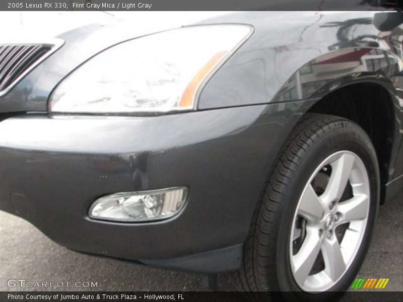Flint Gray Mica / Light Gray 2005 Lexus RX 330
