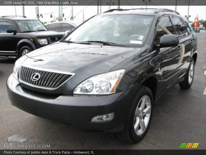 Flint Gray Mica / Light Gray 2005 Lexus RX 330