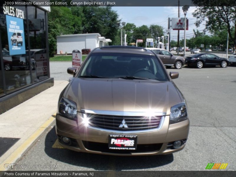 Canyon Beige Pearl / Black 2009 Mitsubishi Galant Sport Edition
