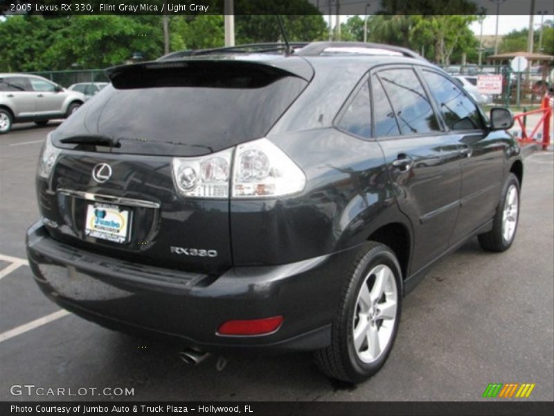 Flint Gray Mica / Light Gray 2005 Lexus RX 330