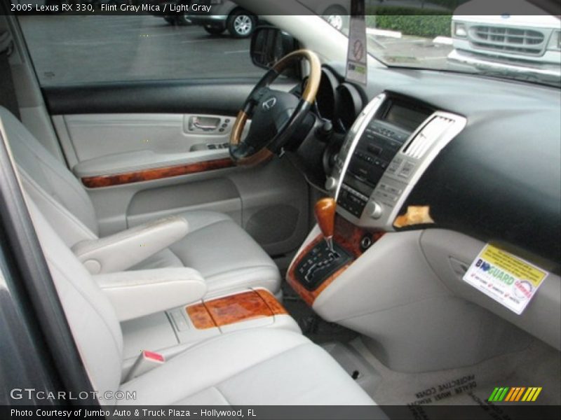 Flint Gray Mica / Light Gray 2005 Lexus RX 330