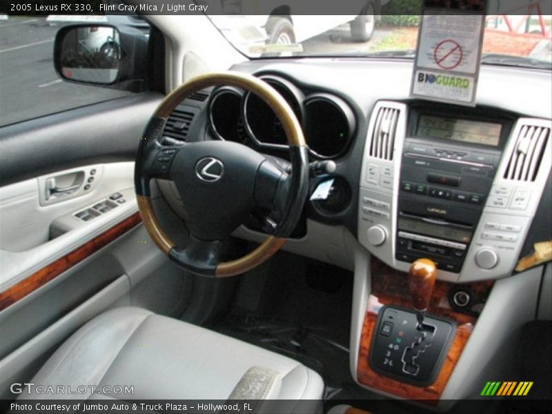 Flint Gray Mica / Light Gray 2005 Lexus RX 330