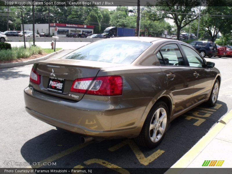 Canyon Beige Pearl / Black 2009 Mitsubishi Galant Sport Edition