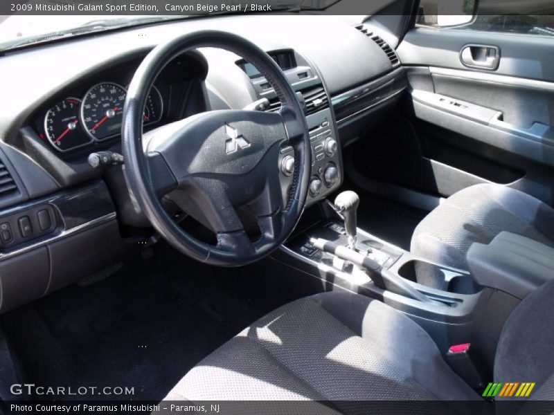 Canyon Beige Pearl / Black 2009 Mitsubishi Galant Sport Edition