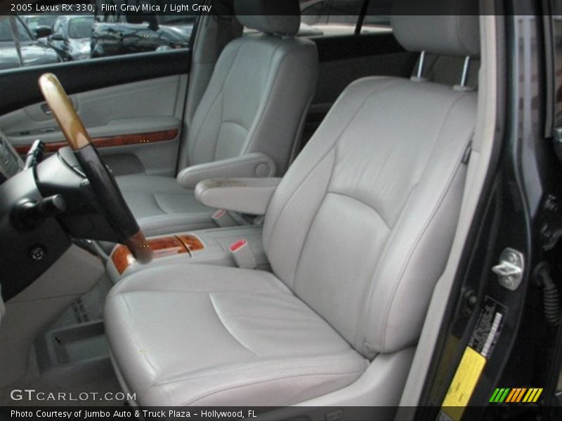 Flint Gray Mica / Light Gray 2005 Lexus RX 330